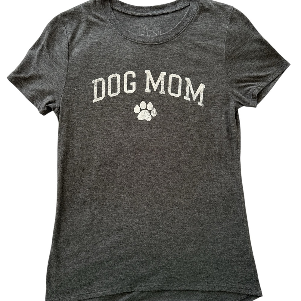 Modern Lux Gray Dog Mom Tee